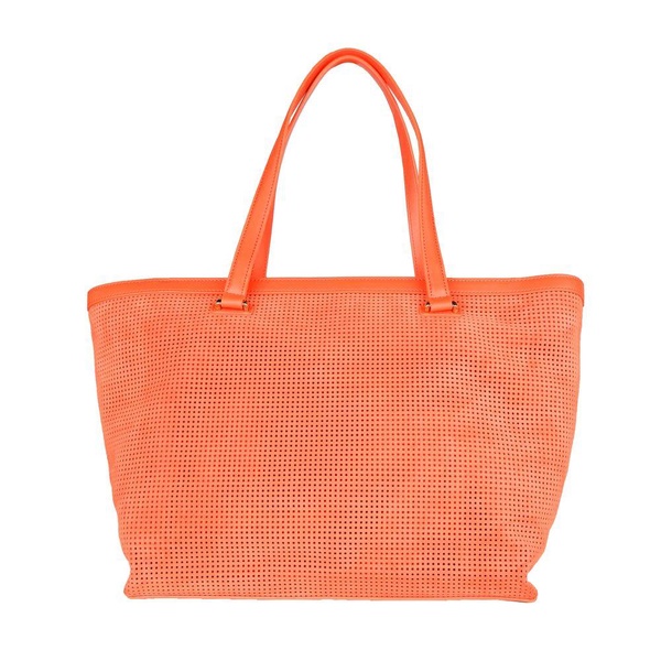 Cavalli Class little perforated squares texture ziped Handbag