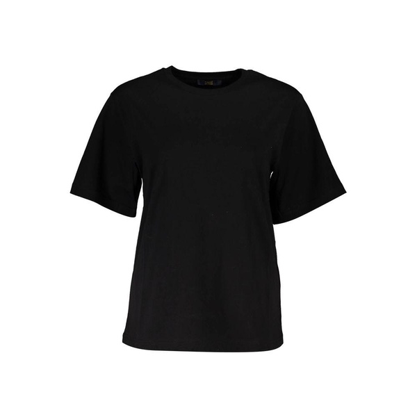 Cavalli Class Black Cotton Tops & T-Shirt