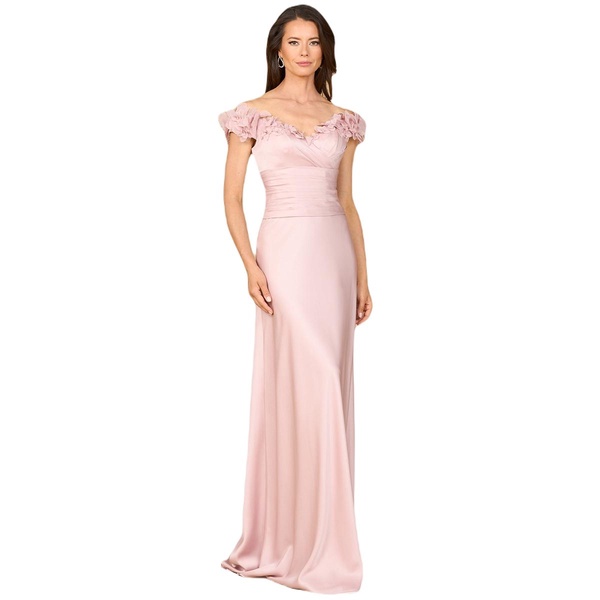 Women's Off Shoulder Satin Gown