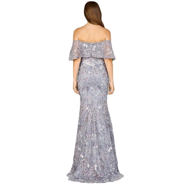 Women's Elegant Off Shoulder Embellished Gown