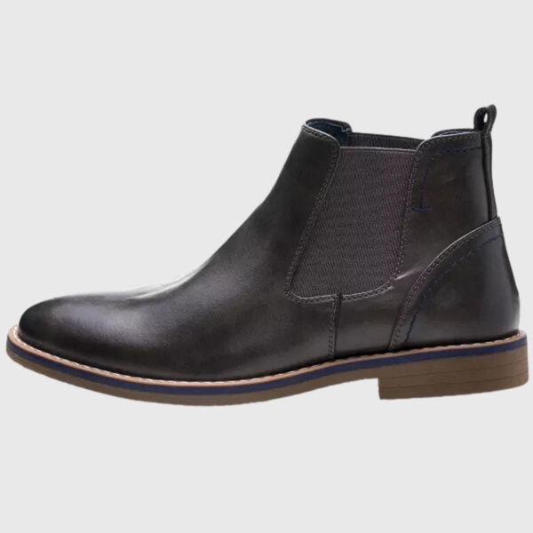 Men's Owen Chelsea Boots Pull Up Ankle Boot Genuine Leather Lined