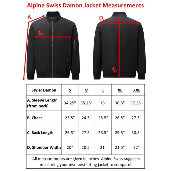 Damon Mens Lightweight Bomber Jacket Casual Softshell Windbreaker