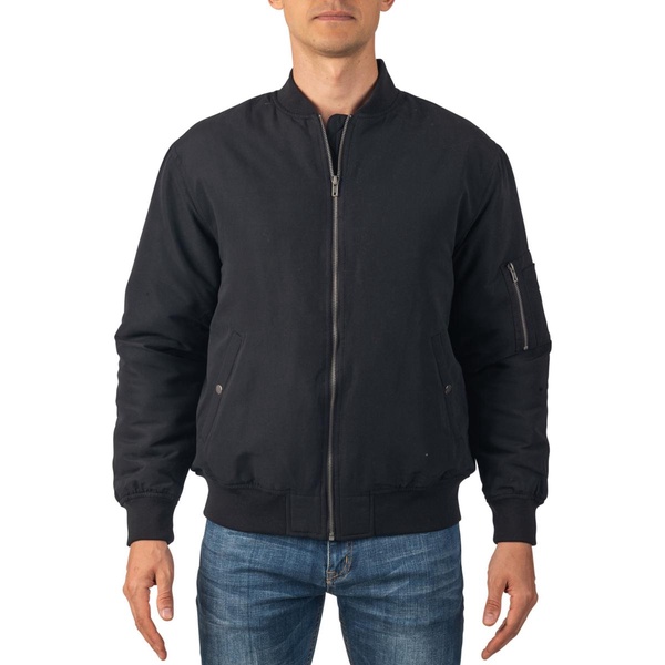Damon Mens Lightweight Bomber Jacket Casual Softshell Windbreaker
