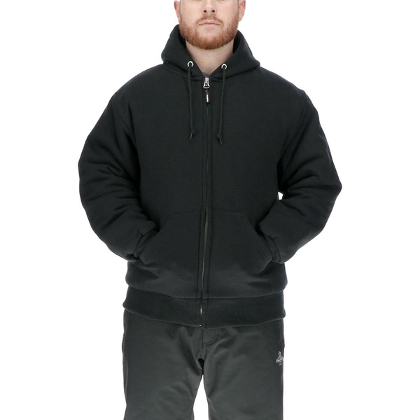 Men's Insulated Full Zip Sweatshirt - Pre-Shrunk, Large Pockets