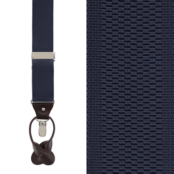 Men's Classic Solid Color 38mm Convertible Suspenders