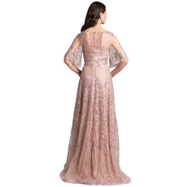 Women's Cape Sleeve Mother's Gown
