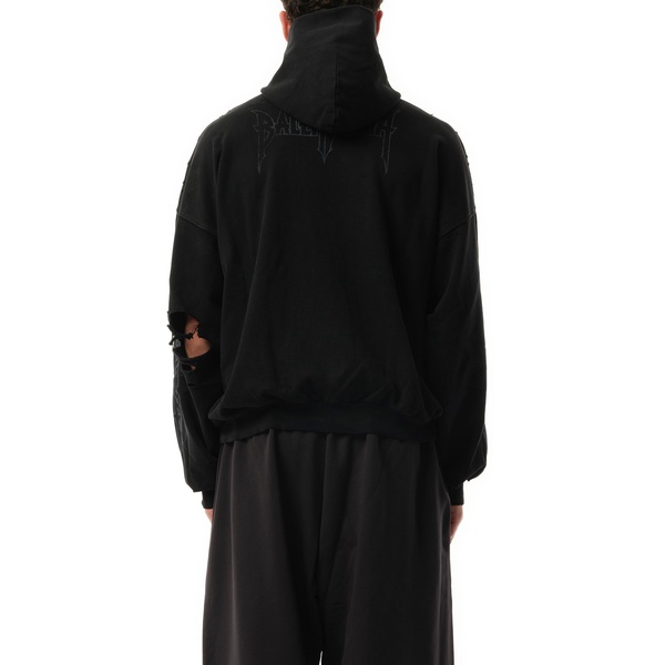 Printed tech hoodie