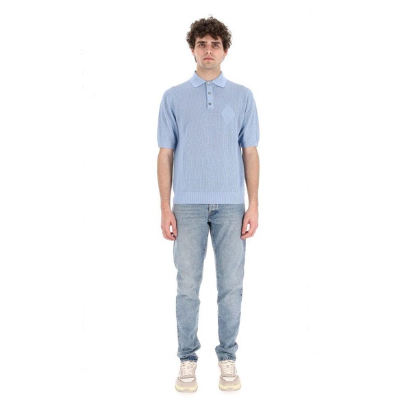 Blue Cotton Polo T-shirts and Polos