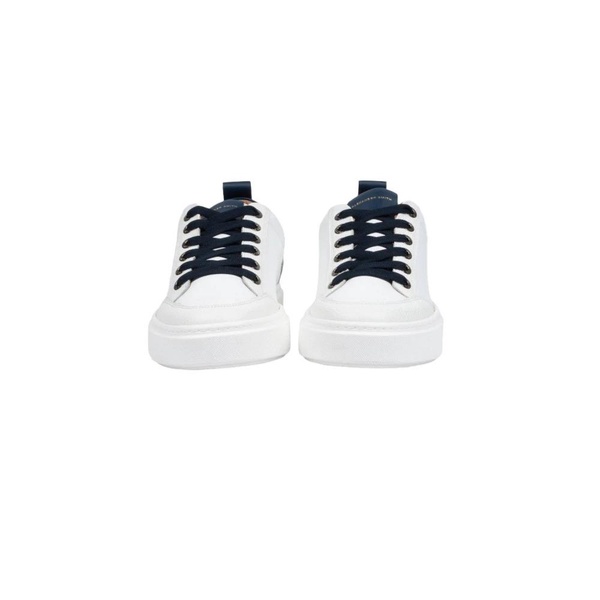 White and Blue Sneakers