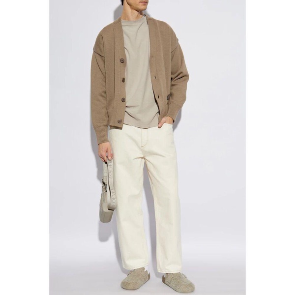 Cardigan with embroidered logo