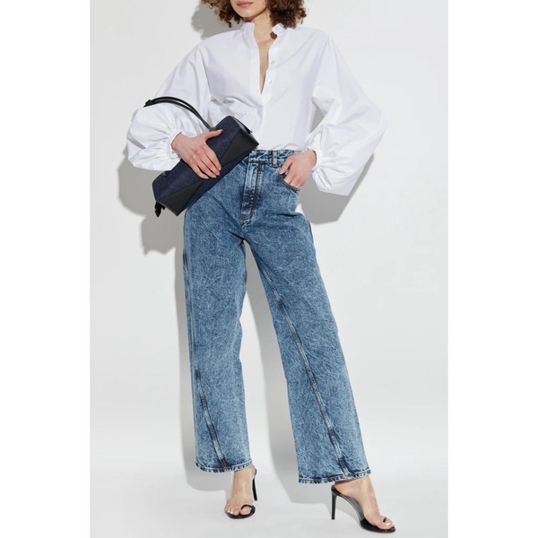 High-waisted Jeans