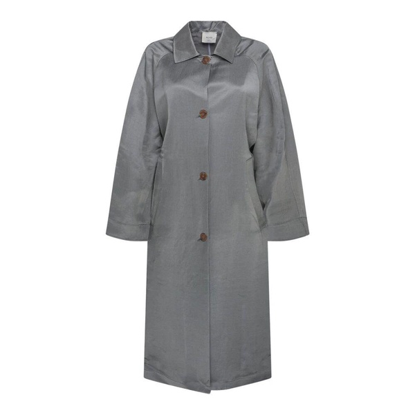 Antracite Trench Coat Wide Sleeve