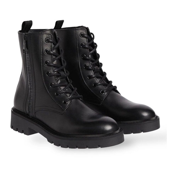 Triple Black Leather Boots