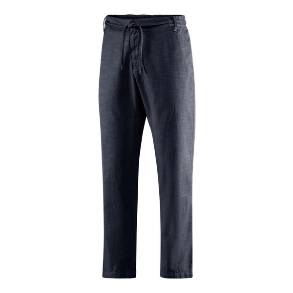 Chino Pants with Elastic Waistband and Drawstring