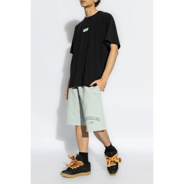 Cotton Shorts with Vintage Effect