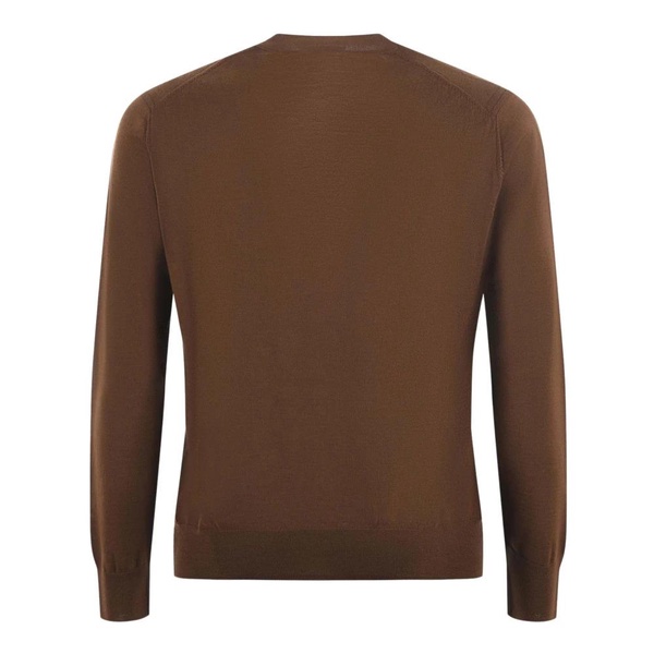 Brown Virgin Wool Sweater