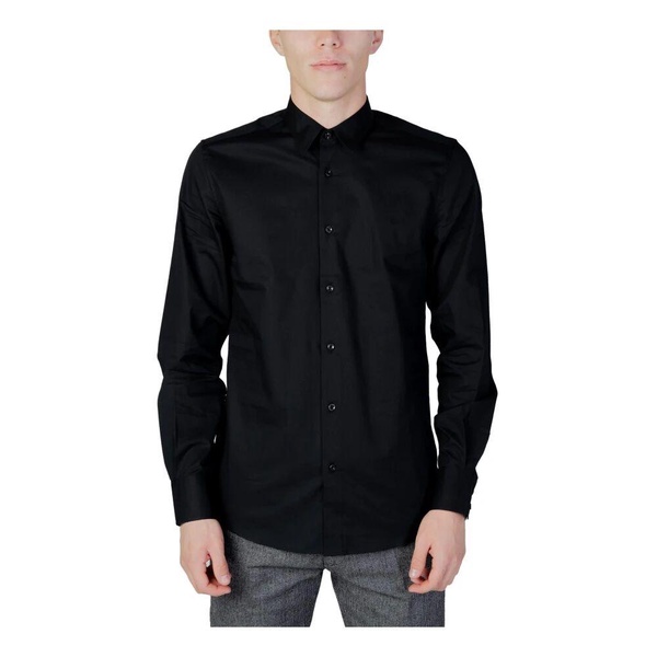 Black Long Sleeve Shirt Classic Style