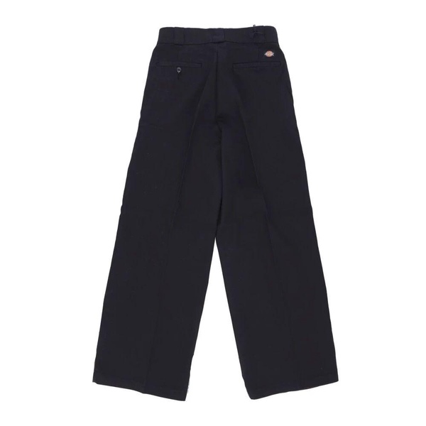 Structured Black Long Pants