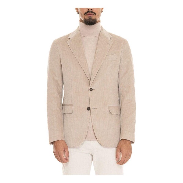 Velvet Rib Jacket with Buttons