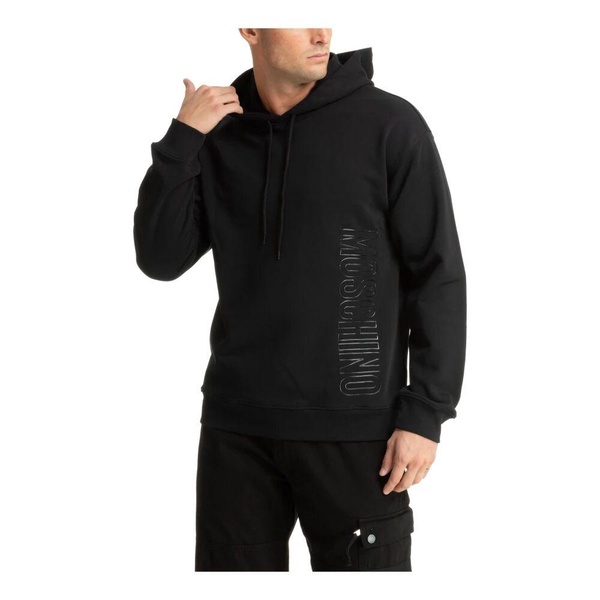 Drawstring Plain Logo Hoodie