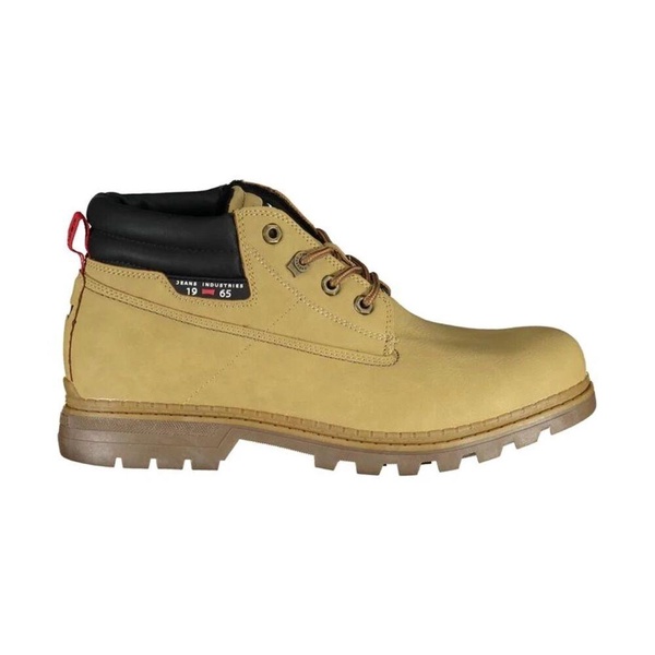 Lace-Up Logo Boot with Contrast Detail