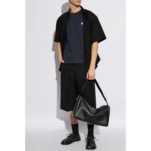 T-shirt with embroidered logo
