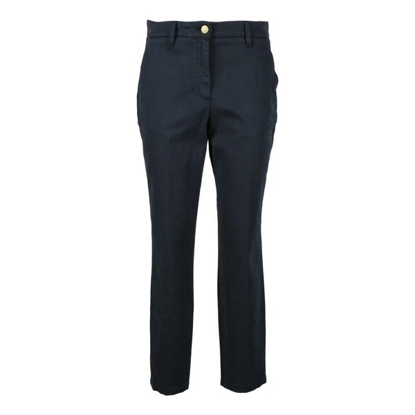 Elegant Cotton Blend Viscose Pants