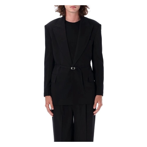 Black Wool Blazer Jacket for Men
