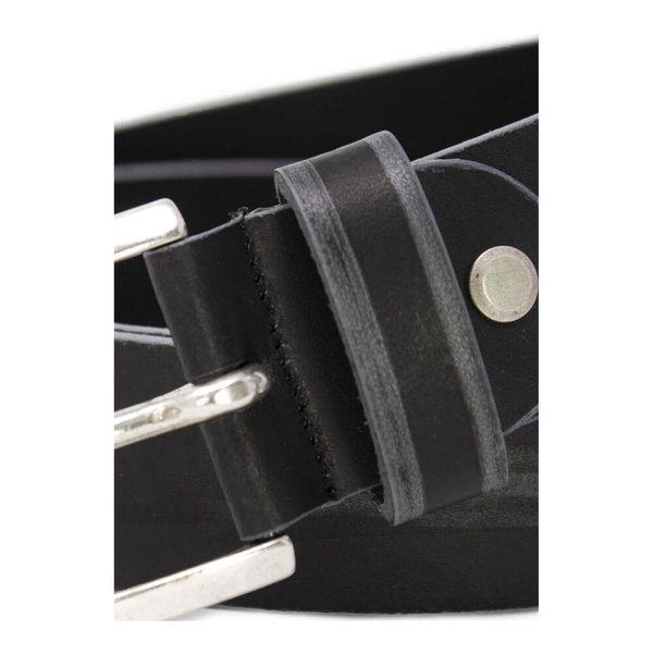 Leather Belt with Buckle Fastening