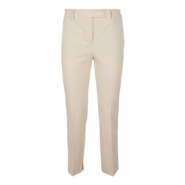 Light Beige Cotton Stretch Gabardine Pants