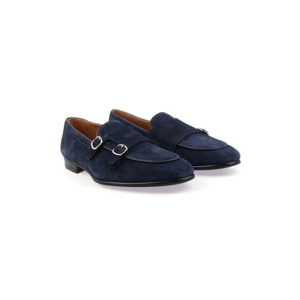 Blue Suede Lace-up Shoes SS23