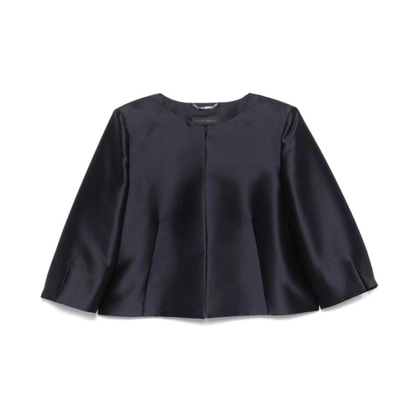 Navy Blue Jacket with Hook Fastening