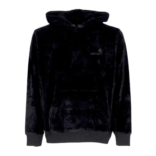 Black Lightweight Hooded Sweatshirt