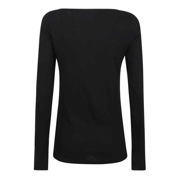 Cashmere Cotton Black T-shirts and Polos