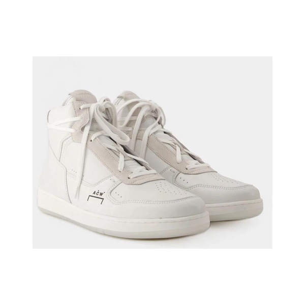 Luol Hi Top Sneakers - A Cold Wall - Leather - White