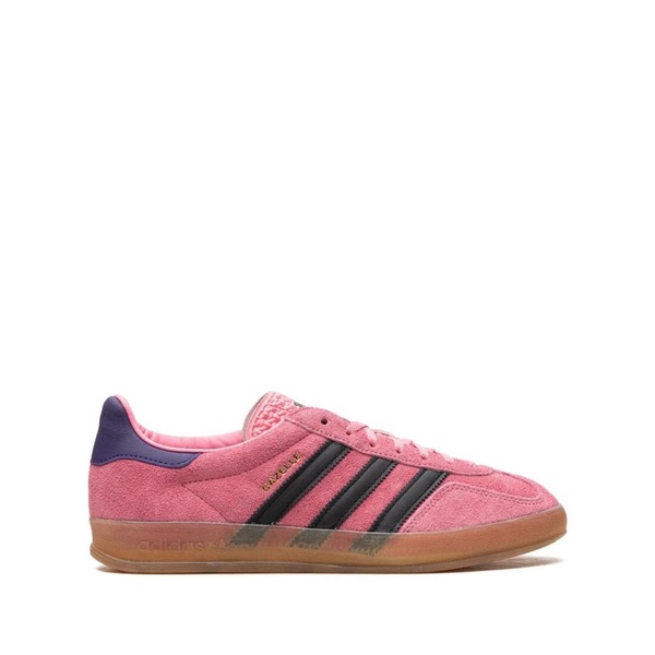 Pink Suede Sneakers with 3-Stripes