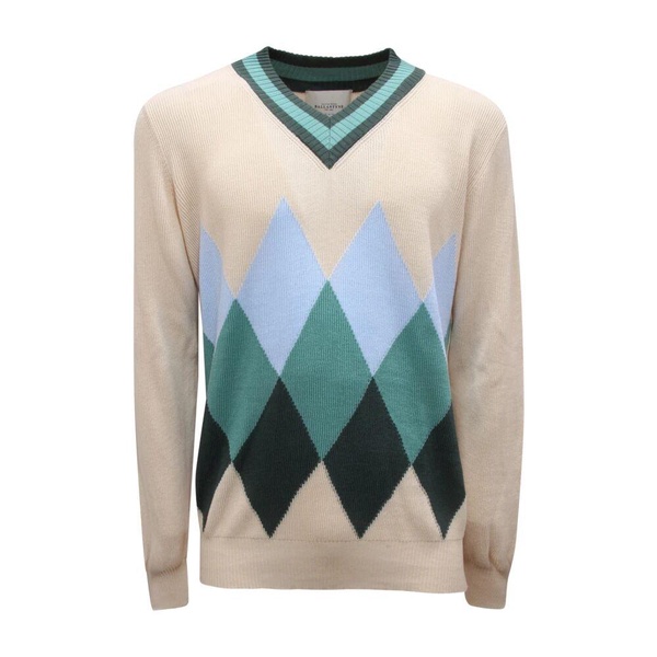 Cotton V-Neck Sweater, Made in Italy