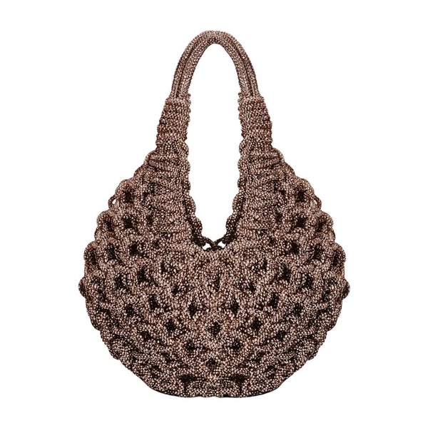 Handcrafted Diamond Hobo Bag