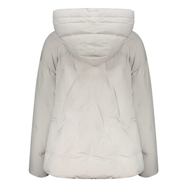 Hooded Down Jacket with Zip