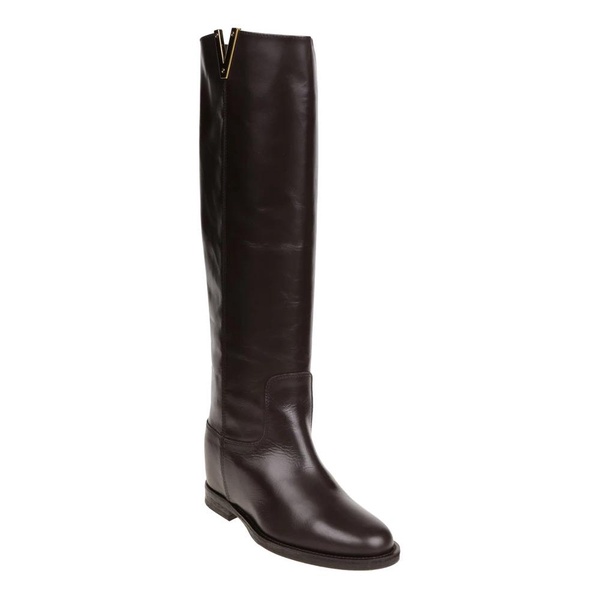 Leather Boot with Mixed Leather Sole