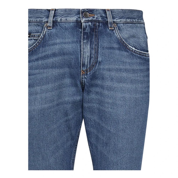 Slim Five Pocket Stretch Cotton Jeans
