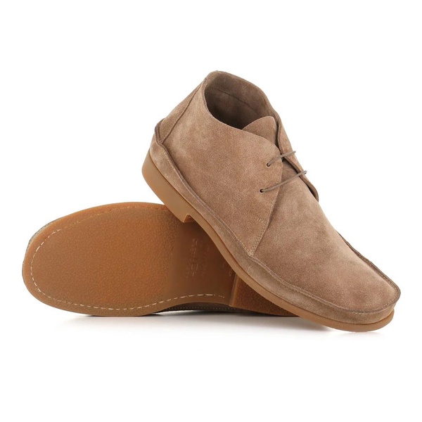 Beige Suede Men's Shoes