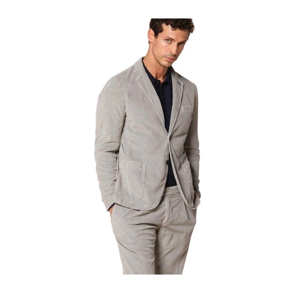 Velvet Blazer with 500 Stripes