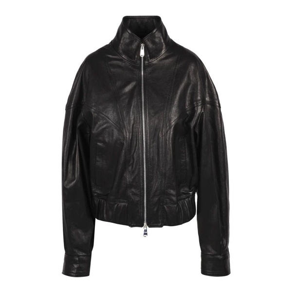 Leather Bomber Jacket