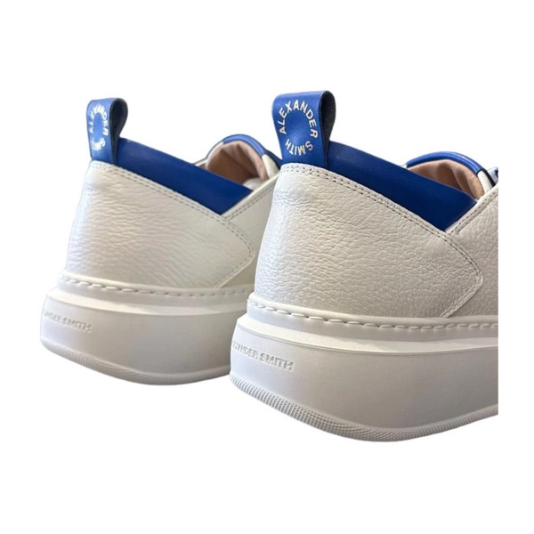 Blue Sneakers with Logo Detail