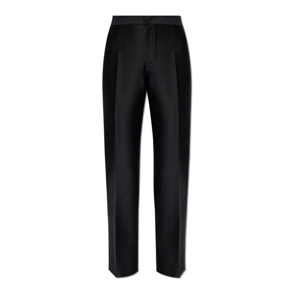 Trousers with Shimmering Appliqués