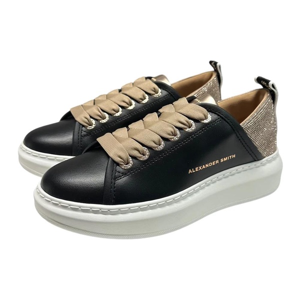 Leather Sneaker with Logo Detail
