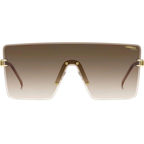 Gold Ivory Brown Shaded Sunglasses