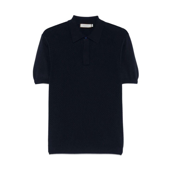 Navy Blue Button-Up Sweater