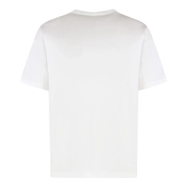 Ribbed crew-neck T-shirt 100% Cotton